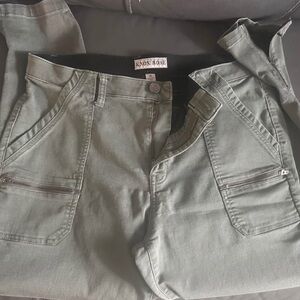 Knox Rose Women's Olive High Rise Jeans